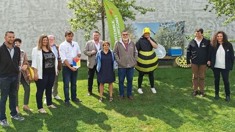 Dix agences adhérentes du réseau de Lantana environnement et leurs personnels s’engagent à favoriser la pollinisation et l’implantation de ruches. ©Lantana environnement